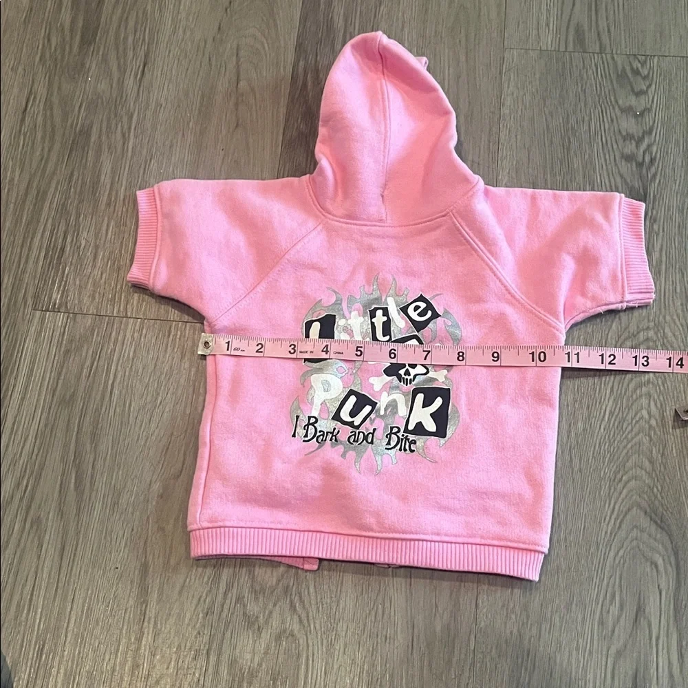 Pink furry baby hoodie